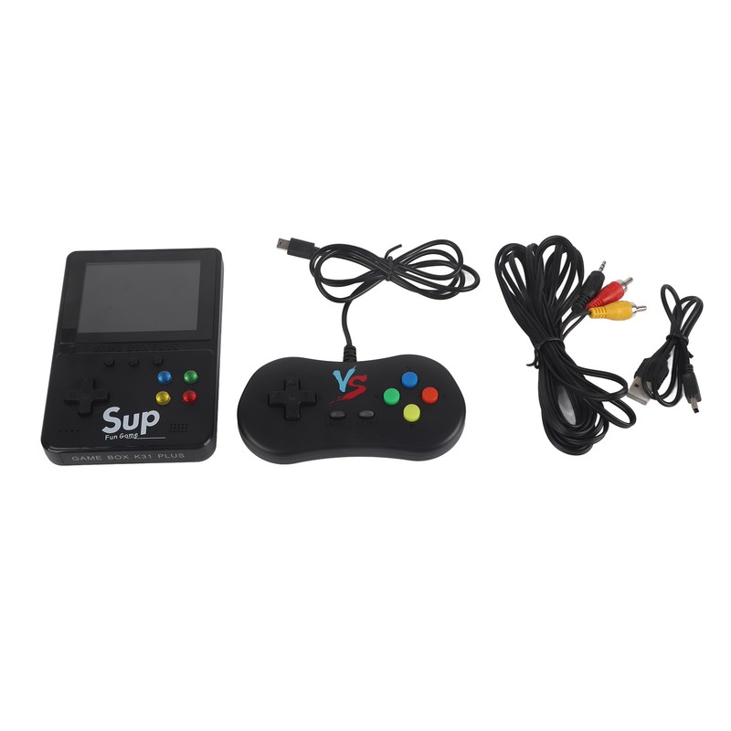 Handheld Game Console Portable Rechargeable Retro Video Game Console Support