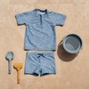 Little Dutch Sailors Bay CL21881643 Swimming Shirt Short-Sleeved Dark Blue