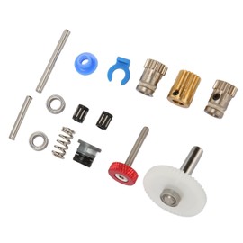 Extruder Dual Gear Hardware Kit, 3D Printer Extruder Dual Gear Kit, Complete Accessories, Alloy Steel Steel, High Accuracy Machining, Easy to Install for Replacement