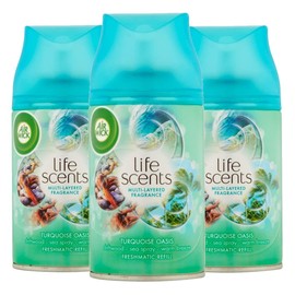 Airwick 3 x Turquoise Oase Refills for Freshmatic Max - 250 ml