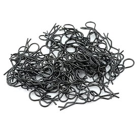 LINSYRC 100-Pack of Car Body Clips Stainless Steel Type-R for 1/8 Redcat HPI Himoto HSP ExceedRC Car Truck Buggy