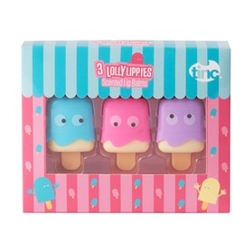 Tinc Lip Balm Set | Sprinkle Shake & Ice Lolly Scented Lip Balms for Kids | 6 Fun Flavours | Gift Set for Girls | Cute Party Bag Fillers | Keeps Lips Soft & Moisturised