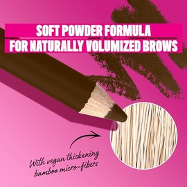 Nyx Professional Makeup, Powder Louder Brow Pencil, Lápiz de Cejas, Espresso