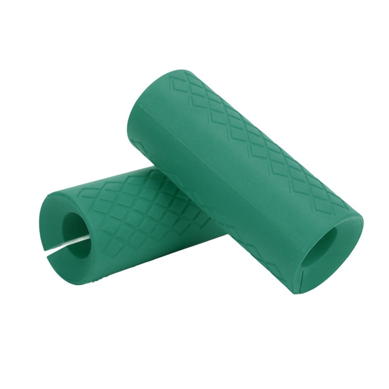 1 Pair Dumbbell Grip Silicone Anti Slip Thicken Bar Grip