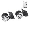 Haofy Luggage Suitcase Replacement Wheels, 1 Pair Outdoor Mute Double