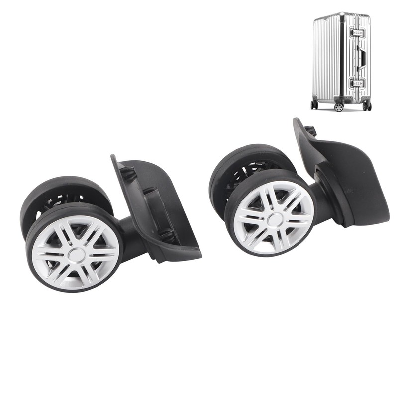 Haofy Luggage Suitcase Replacement Wheels, 1 Pair Outdoor Mute Double