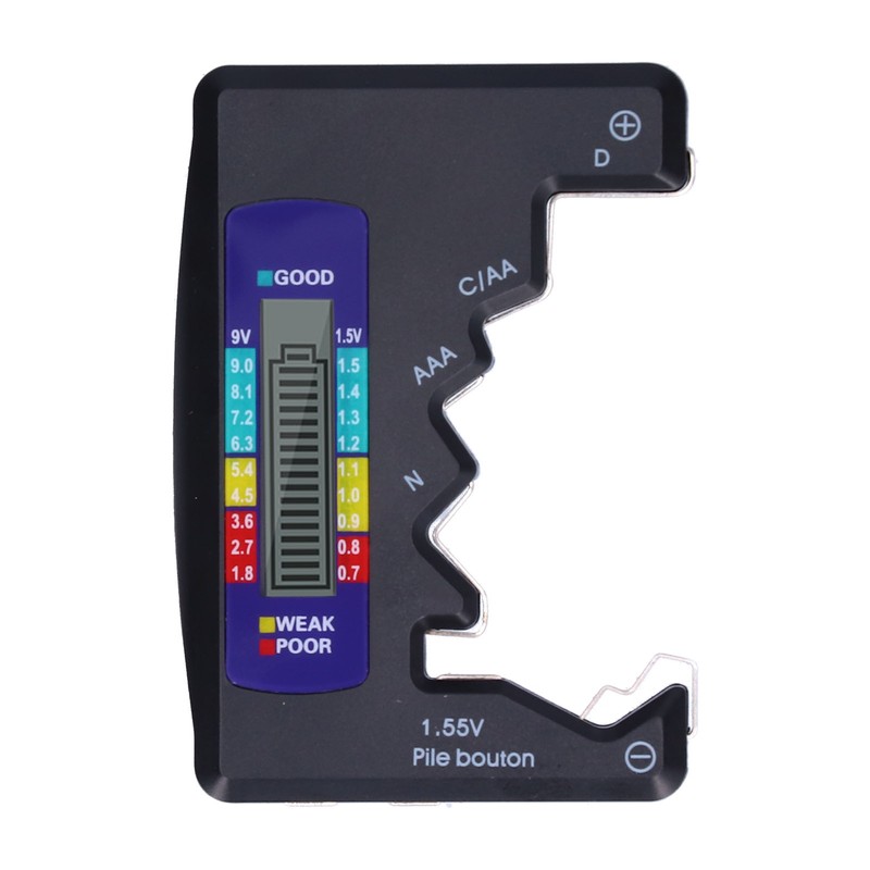 Battery Tester Universal Household Capacity Checker for D C AA