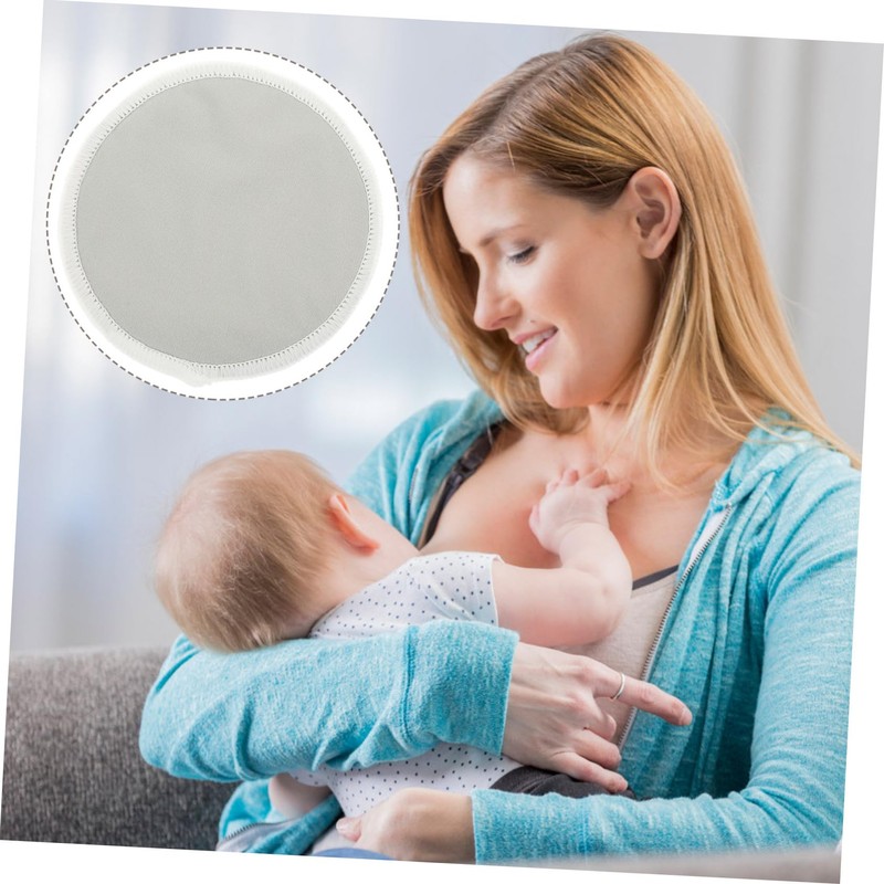 OATIPHO 10pcs Breathable Washable Nursing Pads Reusable Breast Pads for