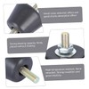 LABRIMP 2pcs Shockproof Base Pads for Air Conditioner Vibration Rubber