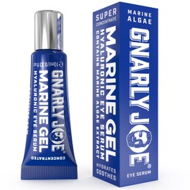Gnarly Joe Eye Serum for Men - 10ml Anti-Fatigue Eye Serum with Hyaluronic Acid, Marine Algae & Aloe - Mens Eye Cream for Dark Circles, Puffiness & Fine Lines - Hydrating Eye Gel - Made in UK