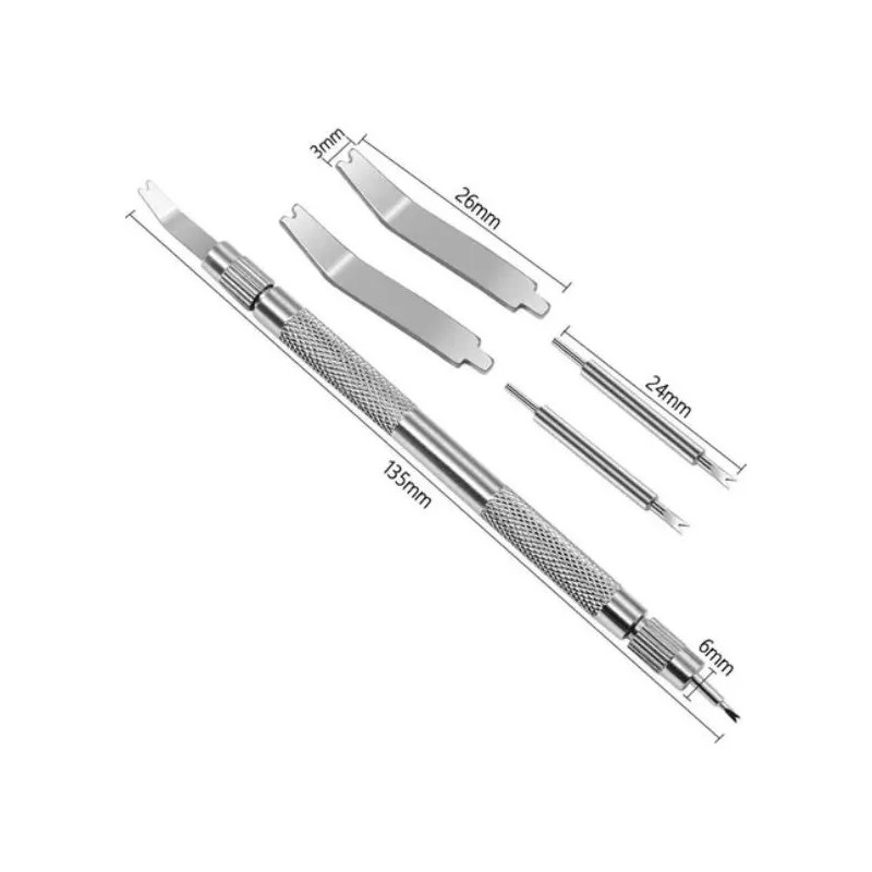 +Mu Herramientas De Reparación De Relojes Pernos Eslábones 6pz