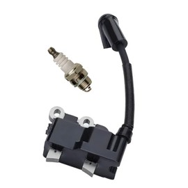 291337001 Ignition Coil for Ryobi Ry251phbRy252cs Ry253ss and Ry254b 2 Cycle 25cc 25.4cc String Trimmer Brush Cutter coil and Spark Plug