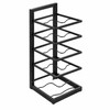 5-Tier Adjustable Pot & Pan Organizer for Cabinets – Black