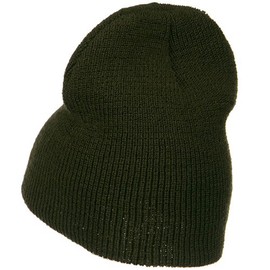 Artex Stretch Heavy Wool Military Beanie - Olive OSFM