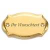 Brass Sign with Your Engraving - 86 x 48mm Oval