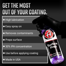 Adam's Polishes Surface Prep (4oz) - A Surface Cleanser Spray for Auto Paint Prep to Apply Any Ceramic Coating, Car Wax, or Spray Sealant | Use After Clay Bar, Car Wash & Orbital Polisher Treatment