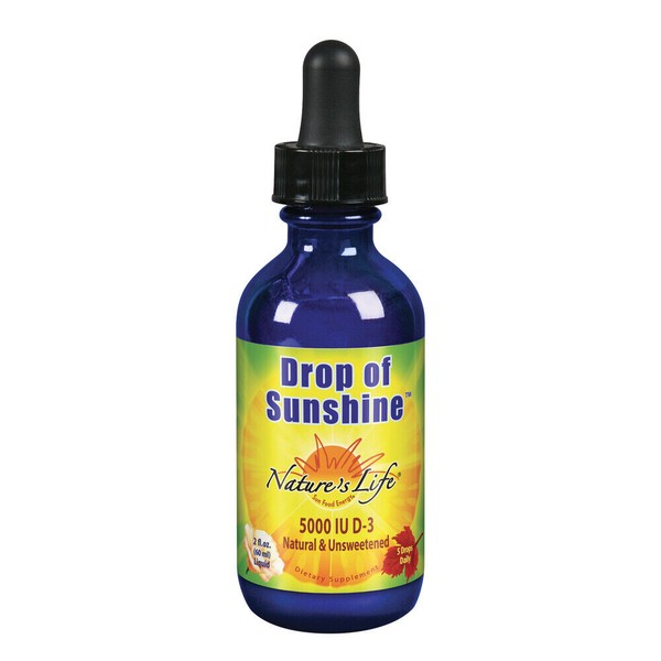 Nature's Life Drop of Sunshine Vitamin D-3 Drops 5000IU | 2 oz
