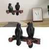Fdit Clothes Hanger Innovative Wall Mounted Bird-Shaped Hook Decoration for