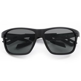 AirFly AF-402 Build in Polarized Gray Lens Set C-1PG [Black Matt/Polarized Gray Lens]