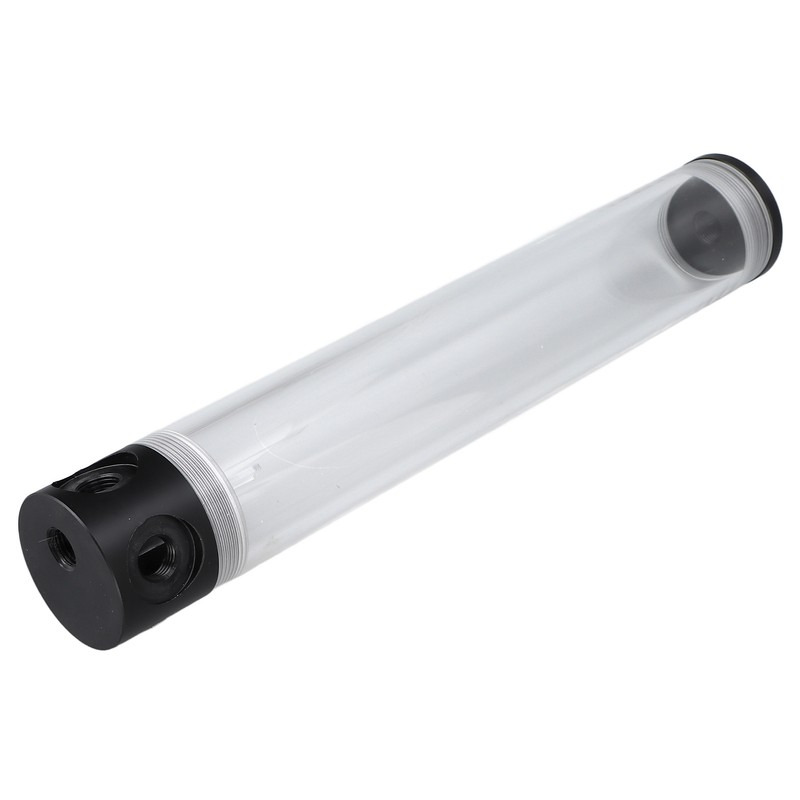 Water Cooling Reservoir 300mm/11.8in Length G1/4in Thread Low Noise Cylindrical