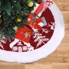 Vosarea Christmas Tree Rock Xmas Tree Base Mat Holiday Christmas
