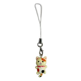 MENGZHIAO Pendant Keychain,Lovely Cat Pendant Phone Chain Strap Kitten Charm Keychain Phone Lanyard Acrylic Keyring Bag Ornament Jewelry Gift