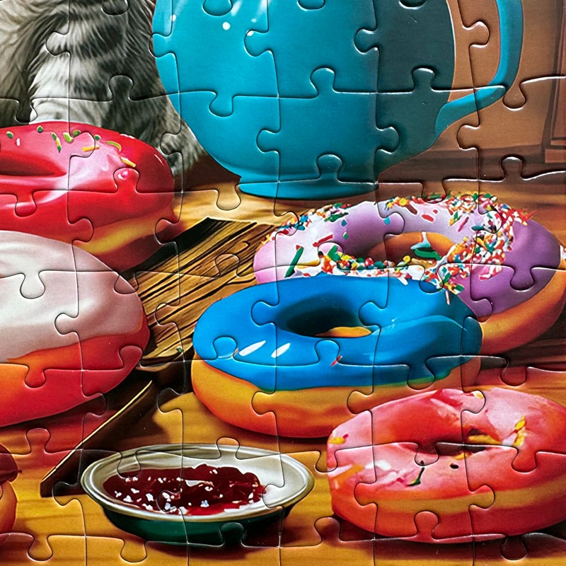300 Piece Puzzles for Adults Large Piece - Cat Jigsaw