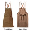 Chef Apron for women men,Adjustable Canvas Apron with Large Pockets,Crossback,Waterproof