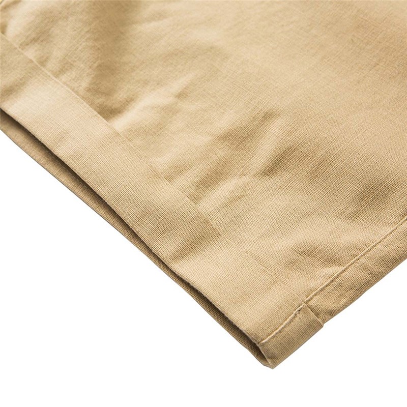 JustSun Men's Shorts With Pockets, Lightweight, Breathable, khaki, m