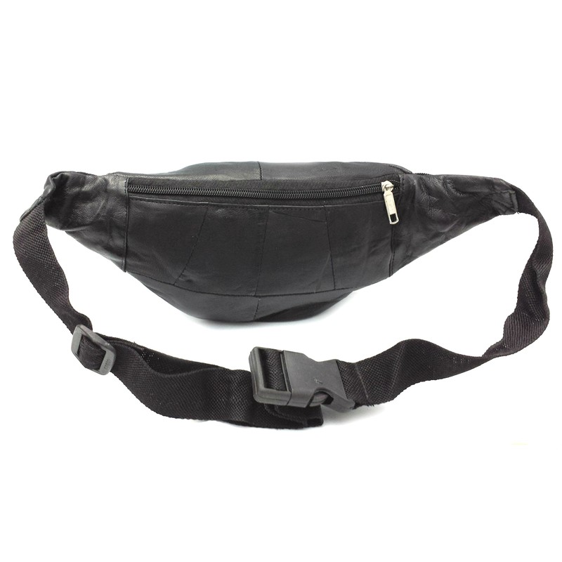 ODS:UK® Real Leather Bum Waist Bag Travel Holiday Money Belt
