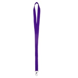 Karteo Lanyard with Carabiner Purple [Pack of 10] Lanyard Lanyards Blank for Card Sleeves ID Access Cards
