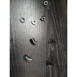 ExFog Clear Safety Glasses Adjustable Magnetic Goggle Tubing Adapter Universal Fit