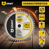 GRAFF 7-1/4-Inch 48-Tooth Circular Saw Blade for Wood Plywood Drywall