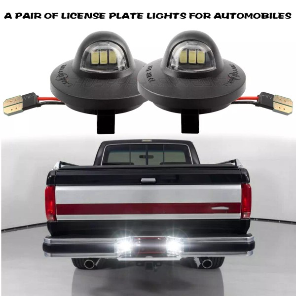CHUSYYRAY 2x FOR Ford F 150 1990-2014 LED License Plate
