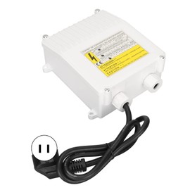 Pump Control Box Suction Pump Controller Household Deep Well Pump Submersible Pump External Control Box(0.75KW 25uf 8A US Plug 110V)