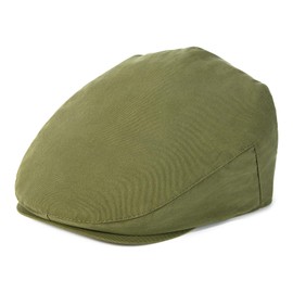 JANGOUL Toddler Boy Newsboy Hat Kids Cotton Golf Outfit Cap (Army Green, 2-3T)