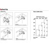 Berta (20 Pieces) Full Overlay Frameless European Hinges, 105 Degree