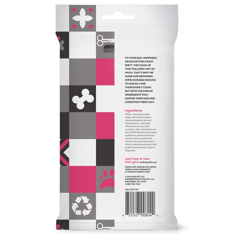 PL360 Dog Grooming Wipes, Mandarin