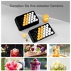 Miaowoof Ice Cube Tray with Lid and Container, 2.5 cm
