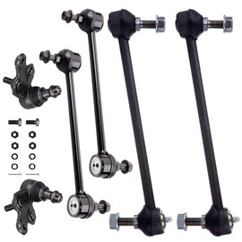 SCITOO 6pc Suspension Kit Lower Ball Joint Sway Bar End Link for Avalon for Camry for ES300 for ES330 for Highlander for RX330 for RX350 for RX400h for Solara