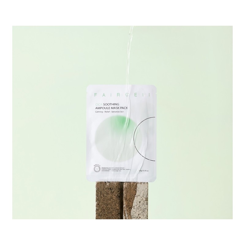 Cica soothing mask pack, soothing moisturizing pack, tea tree sheet