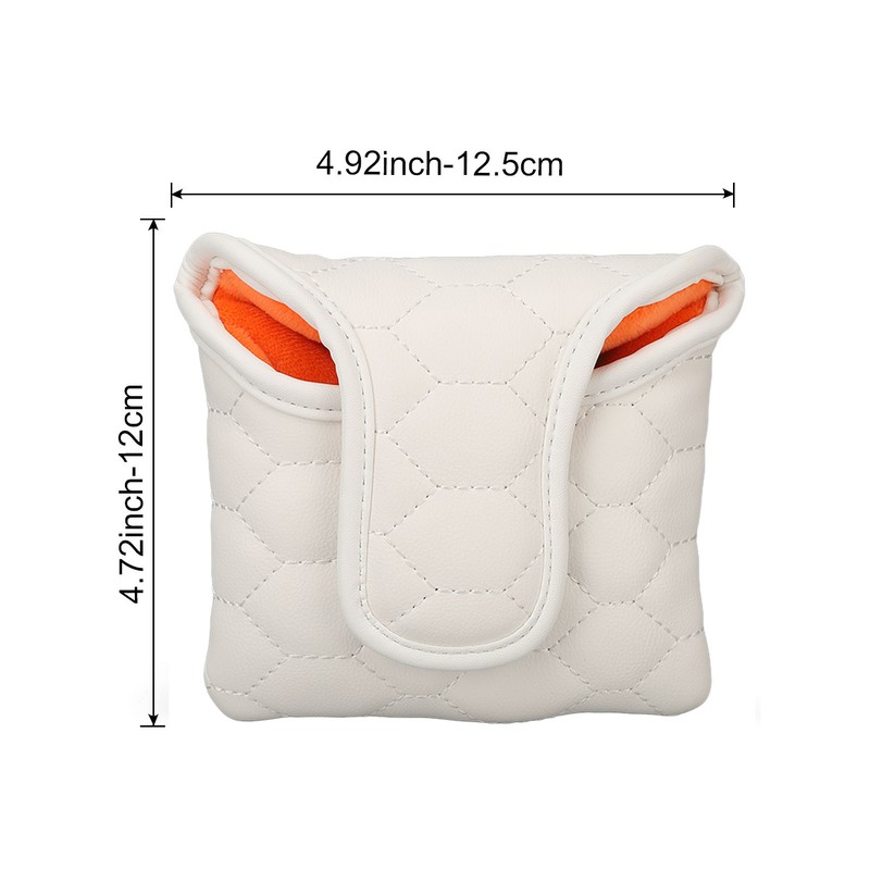 PU Golf Club Head Cover White Golf Head Cover Golf