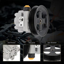 OCPTY Power Steering Pump Compatible with 2003-2007 for Toyota for Land Cruiser 2004-2006 for Toyota for Tundra 1998-2001 For Nissan Altima 2003-2007 For Subaru Forester 21-5402 Power Assist Pump