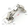Jiaxitek 2-Pack 170 Degree Hidden Hinges,Hydraulic Adjustable Surface Mount Cabinet