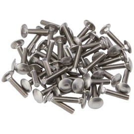 AHCM6 6mm x 30mm A2 Stainless Steel Cup Square Carriage Bolts Without Nuts (Pack of 50 Coach Bolts)