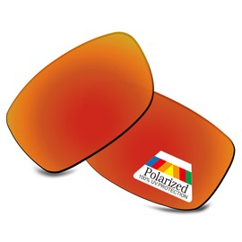 Bwake Replacement Lenses for Costa Del Mar Half Moon Sunglass 06S9026 - Fire Red POLARIZED