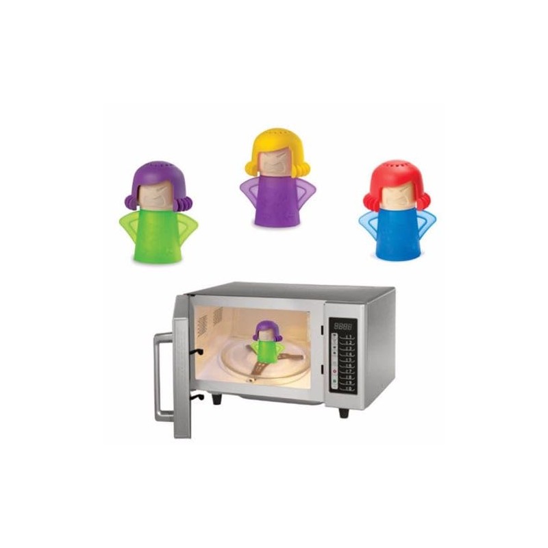 Angry Mama Microwave Oven Steam Cleaner, High Temperature Steam Cleaning