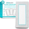 Vive Care Adhesive Border Gauze 4"x10 (15pcs) - Bordered Non-Stick