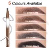 Boobeen Waterproof Liquid Eyebrow Pencil, Microblading Eyebrow Pencil, Smudge-proof Angled