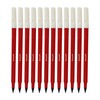 LUXSIN Single Colour Felt Tip Pens, RED, Fine Point, Pack